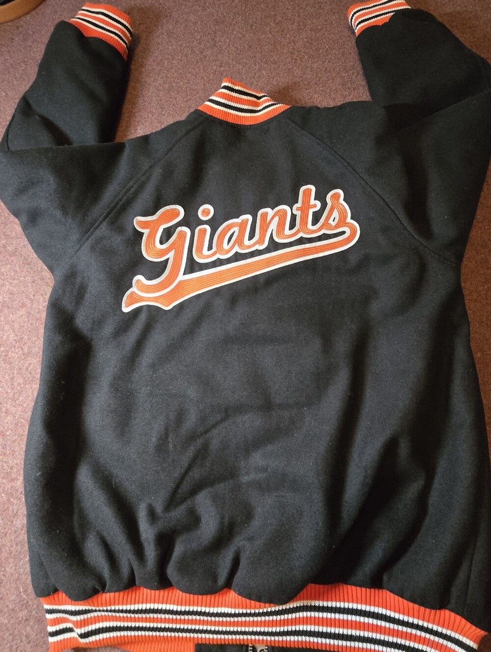 Francisco Giants Varsity Jacket G-III Sports by Carl Banks Collection Medium - Picture 14 of 16